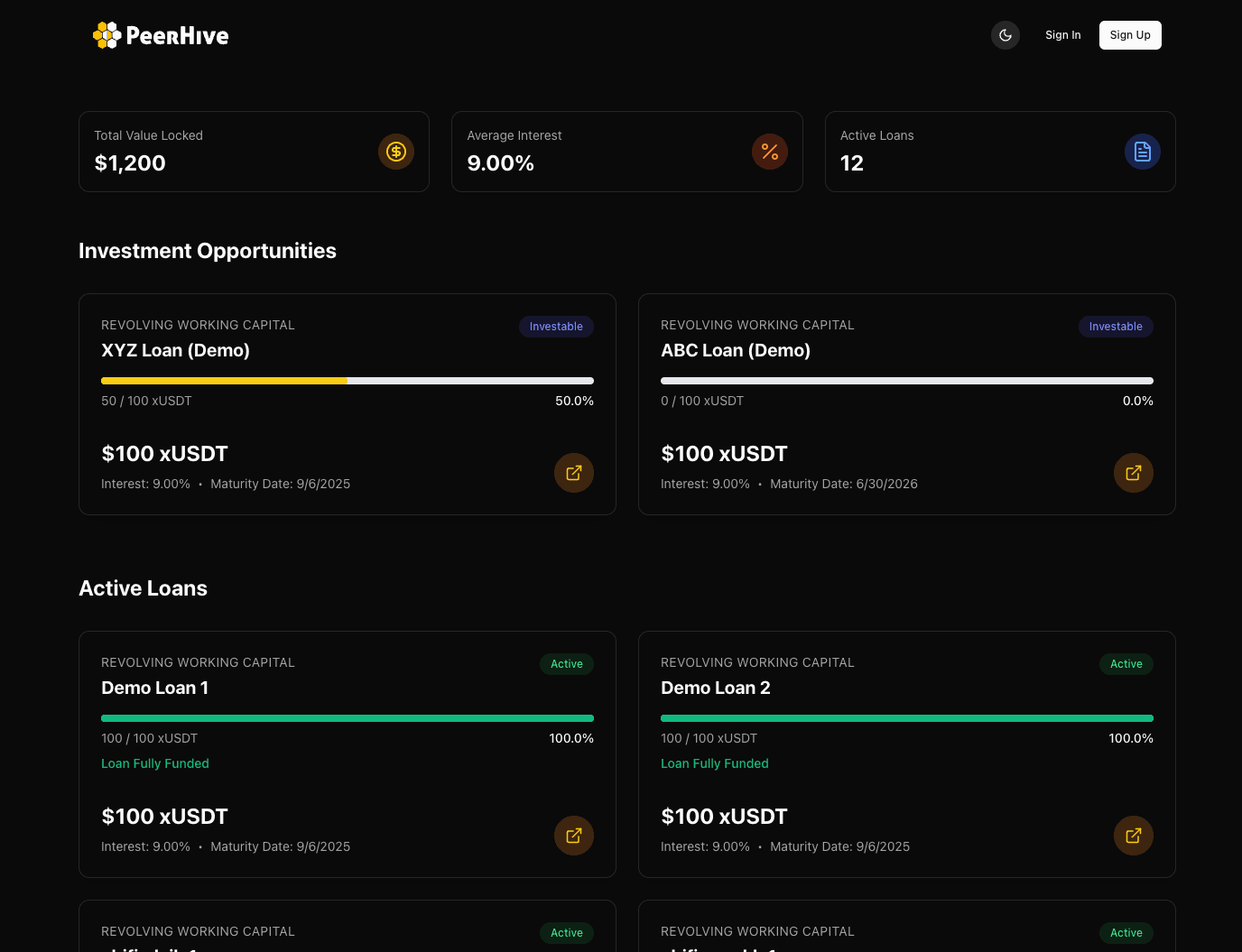 PeerHive Marketplace